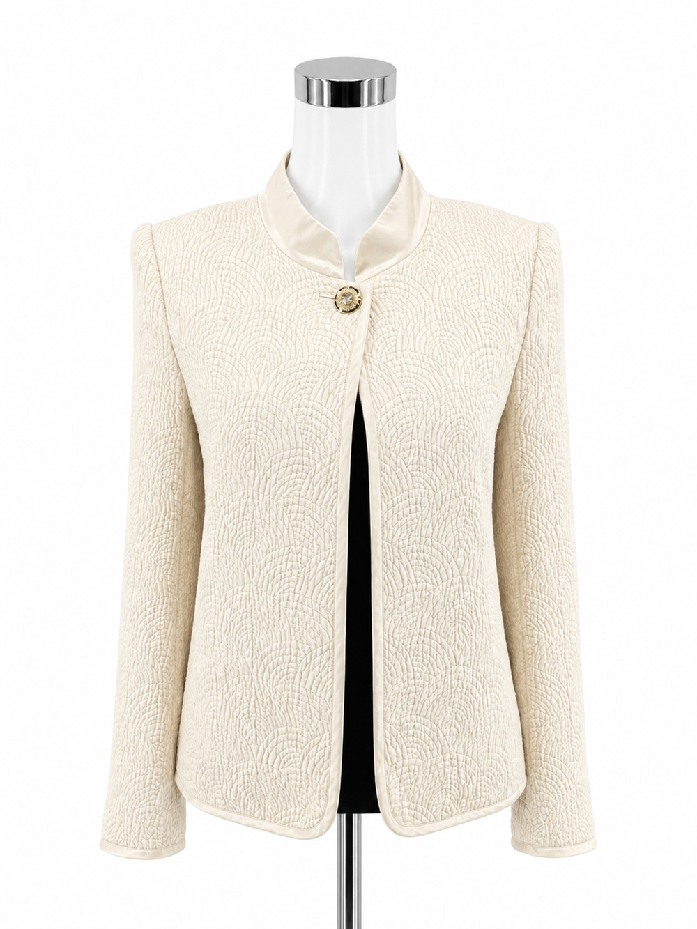 Dana Buchman Size 12 Cream Pre-Owned Jacket